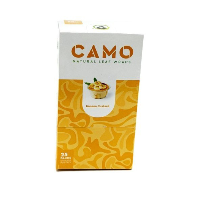 Picture of Camo Leaf Wraps 5 x 25pk -Banana Custard