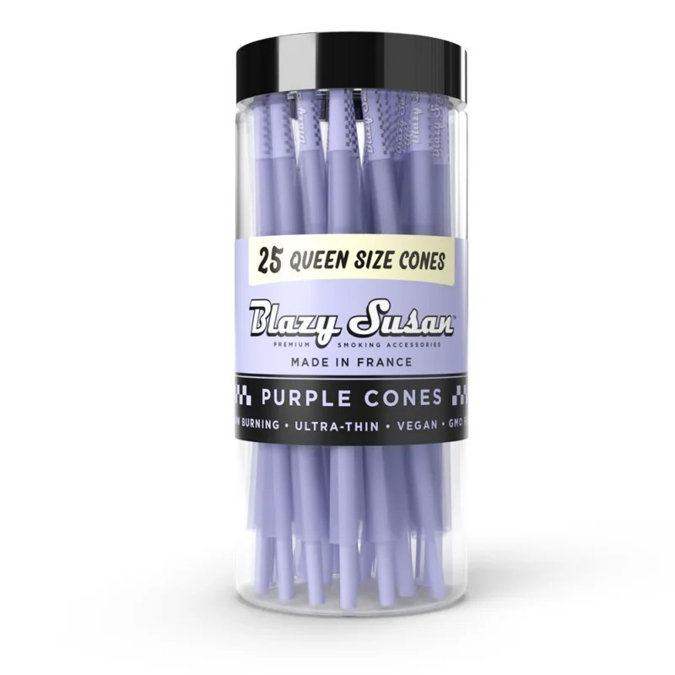 Picture of Blazy Susan Cones Purple Queen Jar-25ct