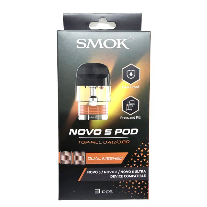 Picture of Smok Novo 5 Pod Dual Meshed 0.74-83ct