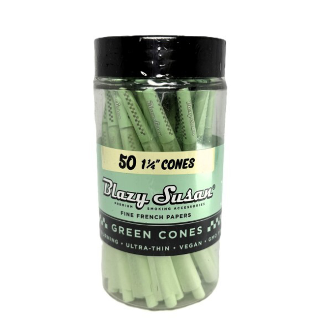 Picture of Blazy Susan Cones Green 1 1/4 50ct Jar