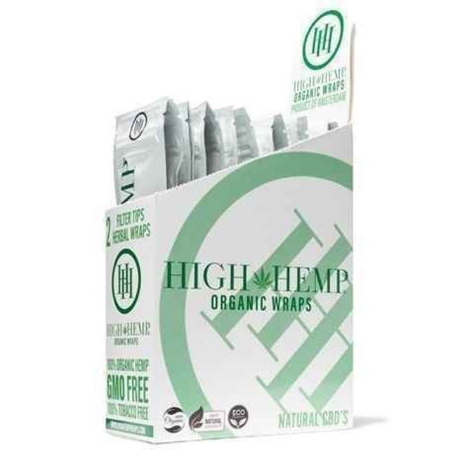 Picture of High Hemp Organic Wraps 2ct 25pk-Natural