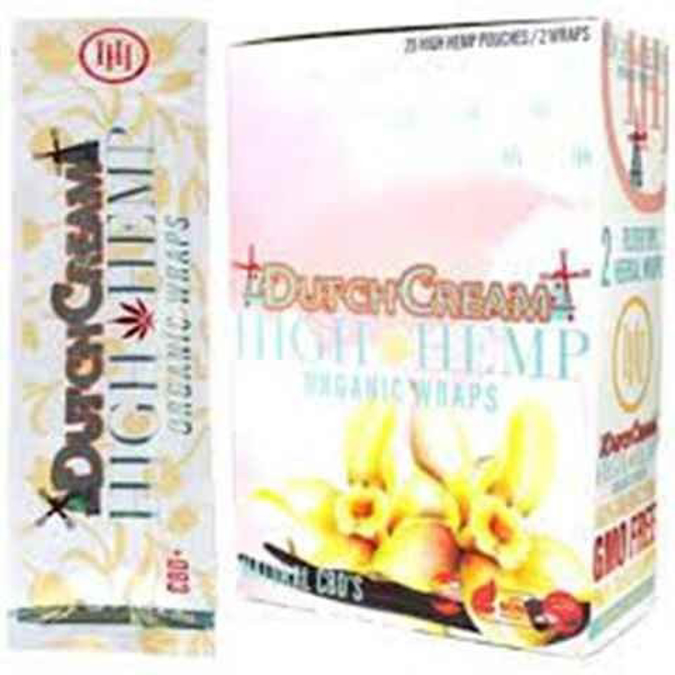 Picture of High Hemp Organic Wraps 2ct 25pk-Dutch Cream