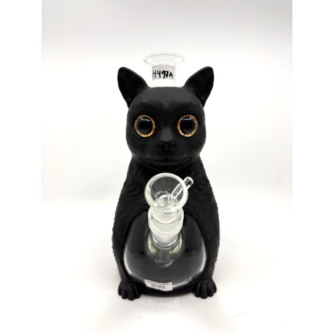 Picture of Silicon Black Tabby Cat WP H497-A