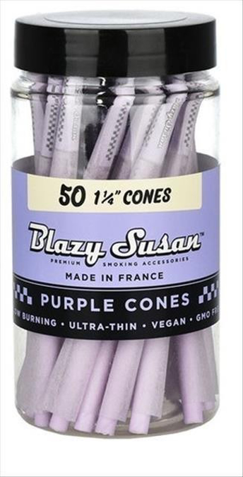 Picture of Blazy Susan Cones Purple 1 1/4 50ct jar