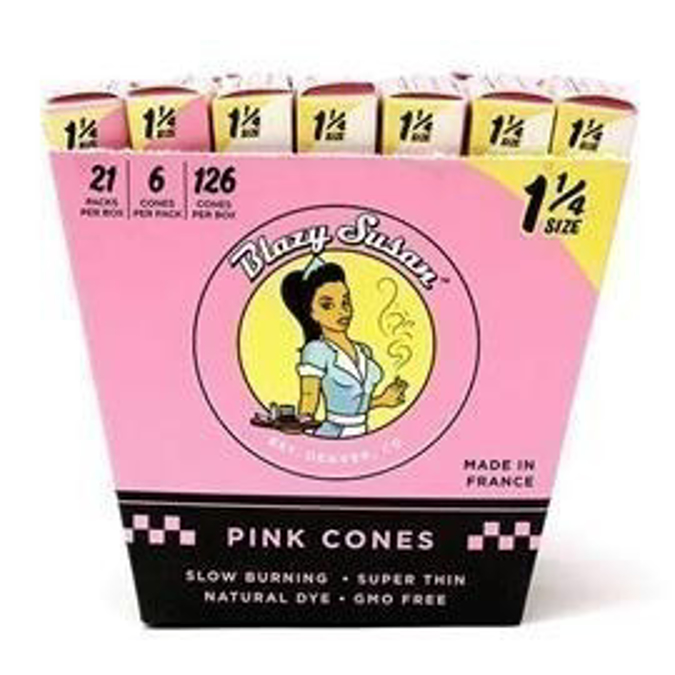 Picture of Blazy Susan Cones Pink 1 1/4  21-6pk-126