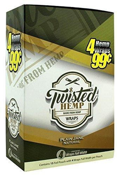 Picture of Twisted Hemp Wraps 4pk 15ct-Plain Jane