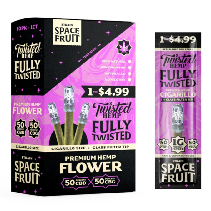 Picture of Twisted Hemp Fully CBD - CBG 10pk- Space Fruit