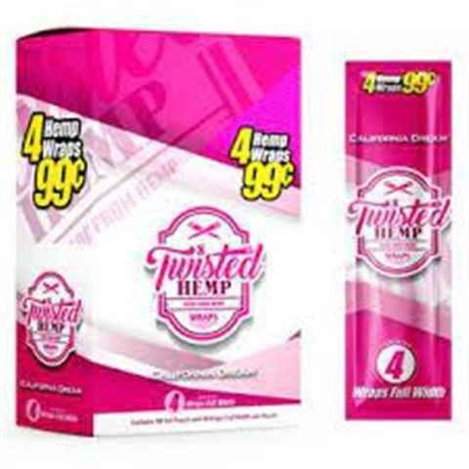 Picture of Twisted Hemp Wrap 4ct 99c 15pk-California Dream