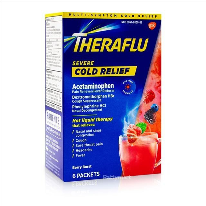 Picture of Theraflu  Severe Cold Relief   20ct