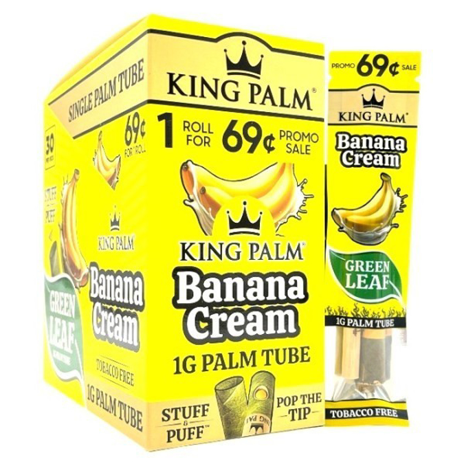 Picture of King Palm Cones 1ct PP$0.69 30pk-Banana Cream