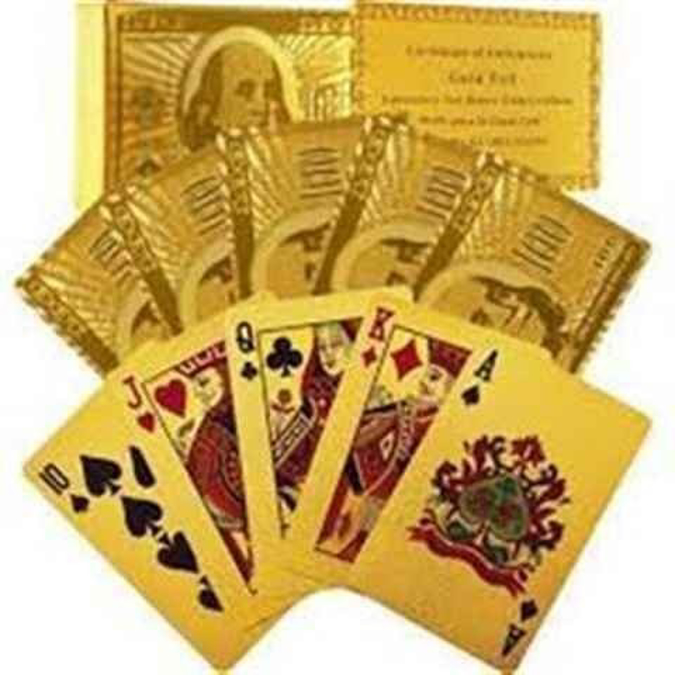 Picture of Playing Card - Gold - Silver