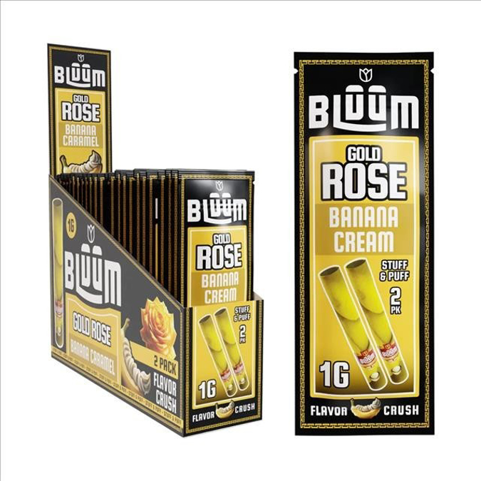 Picture of KP Bluum Rolls 2ct 10pk-GoldRose Banana Cream