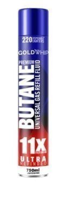 Picture of Gold Whip 11X Butane 750ml