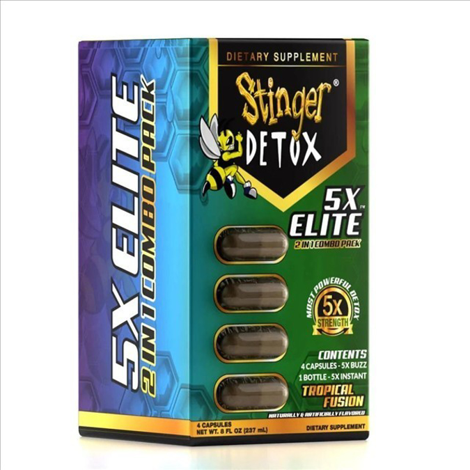 Picture of Stinger 5x Elite Combo pack - Tropical Fusion 8oz - 4ct
