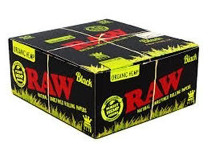 Picture of Raw Papers - Organic Black King Size Slim - 50pk 32ct