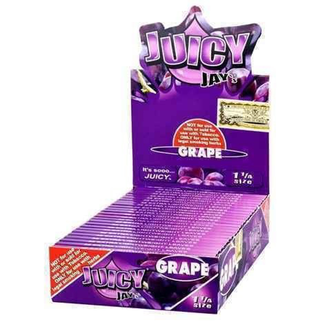 Picture of Juicy Jays Papers-1 1/4 32ct 24pk Grape