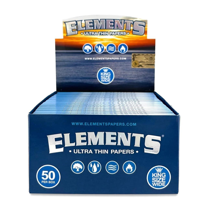 Picture of Elements Papers-Blue King Size Wide 33ct 50pk