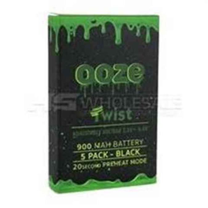 Picture of Battery Ooze - Twist 900 mAh Adjustable V 3.3V - 4.8V - 5 pack