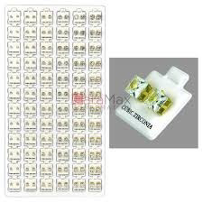 Picture of Cubic Zirconium Earrings Gold 72ct