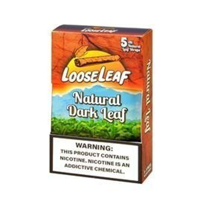 Picture of Loose Leaf Wraps 5ct 8pk-Natural Dark Leaf