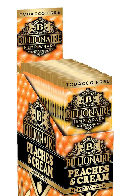 Picture of Billionaire Hemp Wraps 2ct 25pk - Peaches and Cream