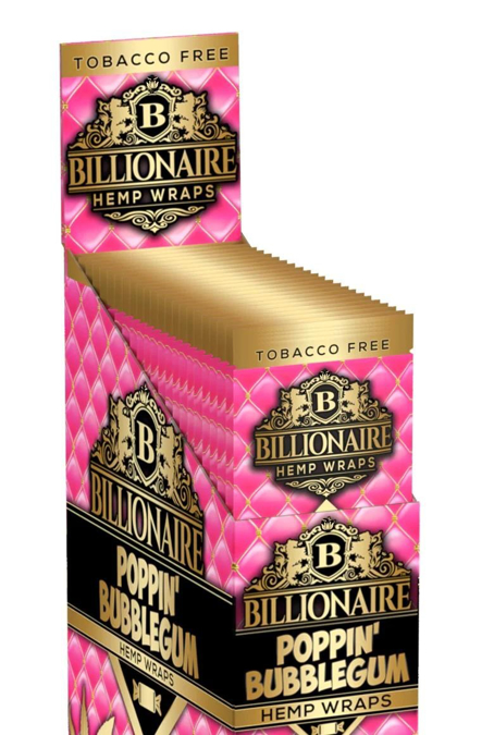 Picture of Billionaire Hemp Wraps 2ct 25pk- Poppin Bubblegum
