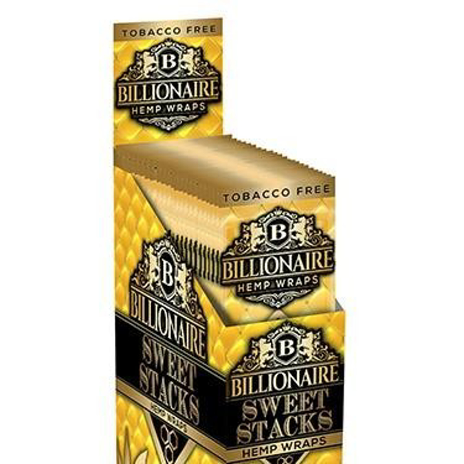 Picture of Billionaire Hemp Wraps 2ct 25pk-Sweet Stacks