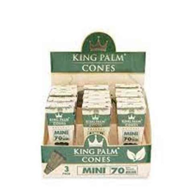 Picture of King Palm Cones 1 1/4 84mm 3ct 15pk-Natural