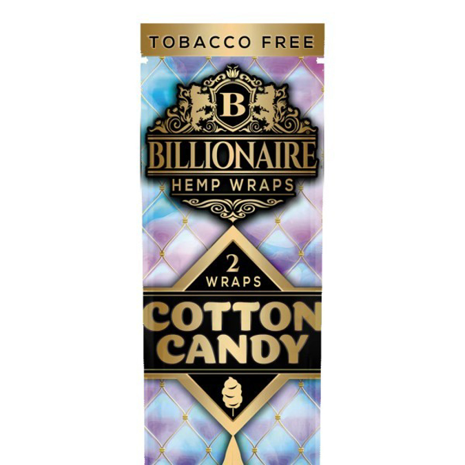 Picture of Billionaire Hemp Wraps 2ct 25pk - Cotton Candy