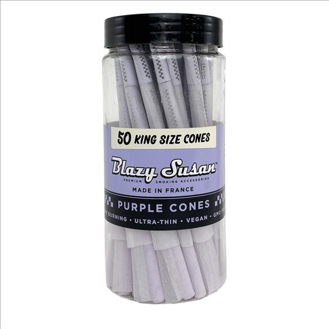 Picture of Blazy Susan Cones Purple King Jar-50ct Jar