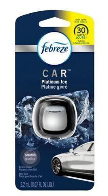 Picture of Febreze Car Vent Clip-Platinum Ice 4ct
