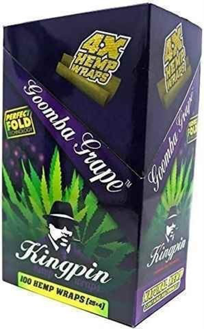 Picture of King Pin Hemp Wraps 25 x 4 - G-Grape