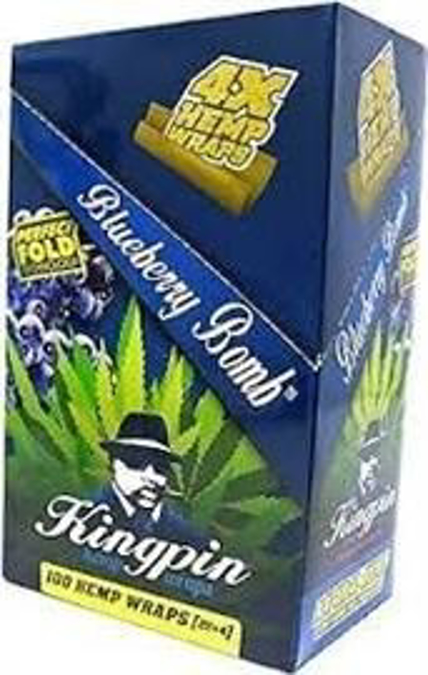 Picture of King Pin Hemp Wraps 25 x 4 - Blueberry