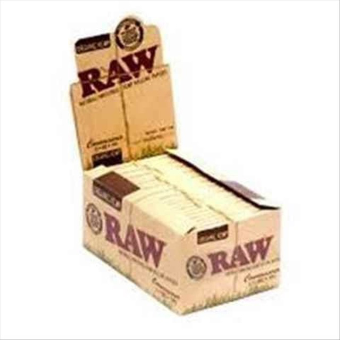Picture of Raw Papers - Connoisseur Paper w Tips 1 1/4 50ct 24pk