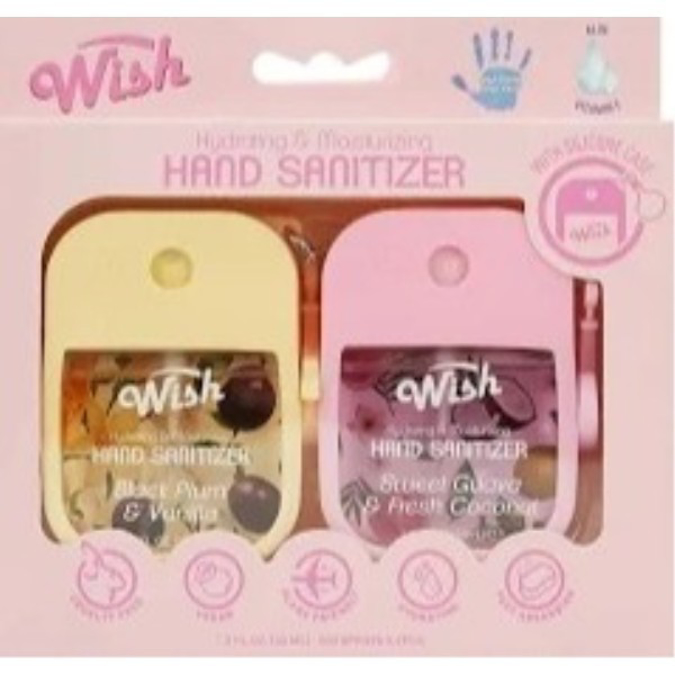 Picture of Wish Hand Sanitizer 1.2oz w Clip 2pk