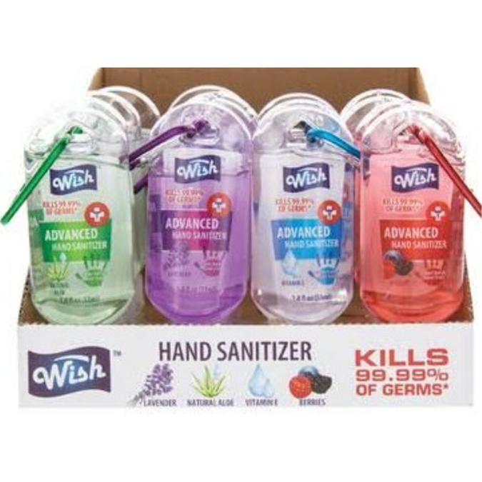 Picture of Wish Hand Sanitizer 1.8oz w-clip 24ct Dis
