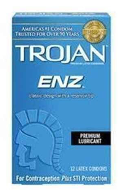 Picture of Trojan C-ENZ with Spermicidal Dark Blue-6ct