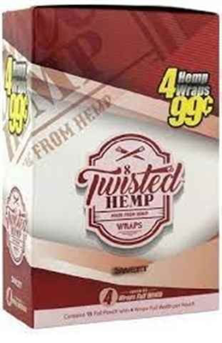 Picture of Twisted Hemp Wrap 4ct 99c 15pk-Sweet