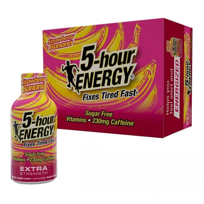 Picture of 5 Hour Extra - Strawberry Banana  - 12pcs