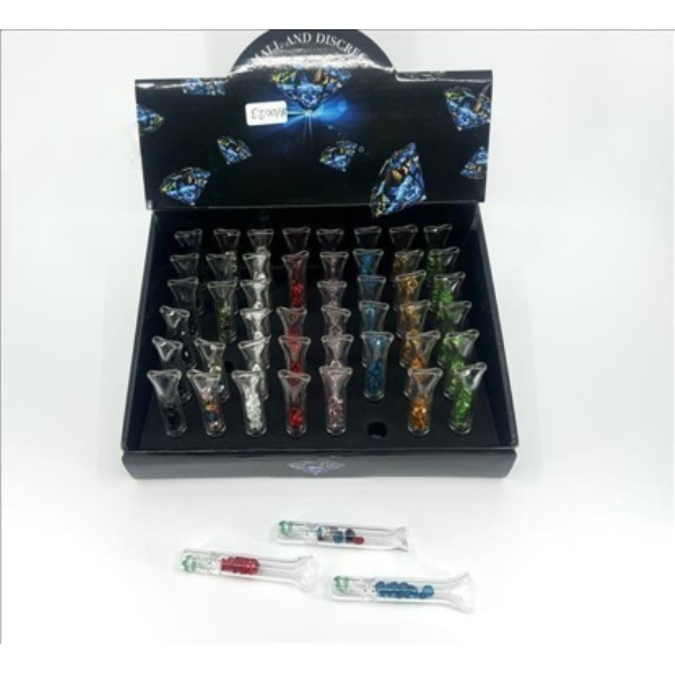 Picture of Glass Tips w Big Diamond  24ct  10023