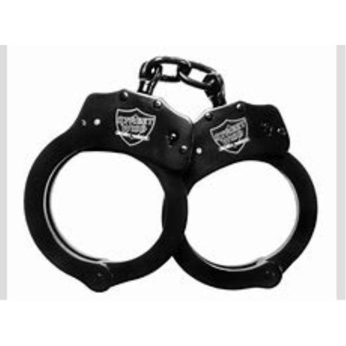Picture of SW Black Solid Steel Handcuffs