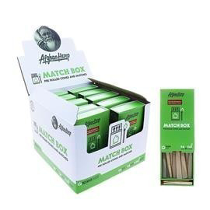 Picture of Afghan Hemp Cones Match Box n Matches 10pks