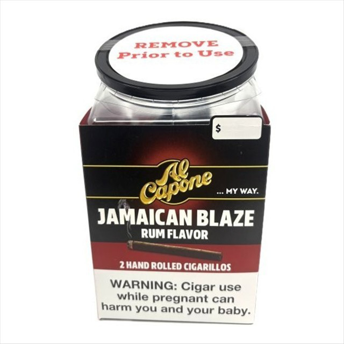 Picture of Al Capone Non Filter Jar 2pk 60ct-Jamaican Blaze