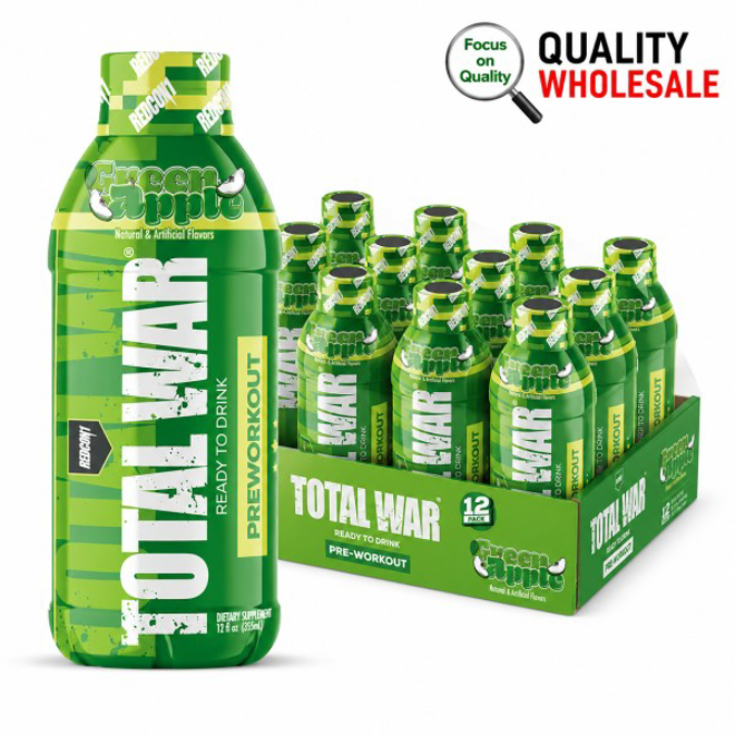 Picture of Total War RTD Drink 12ct - Green Apple