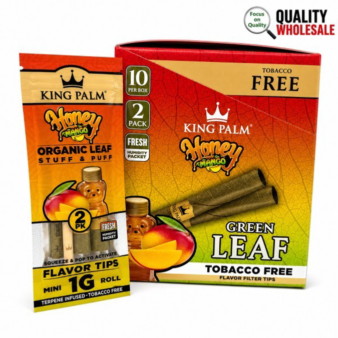 Picture of King Palm Cones - Mini 1g 2ct 10pk - Honey Mango