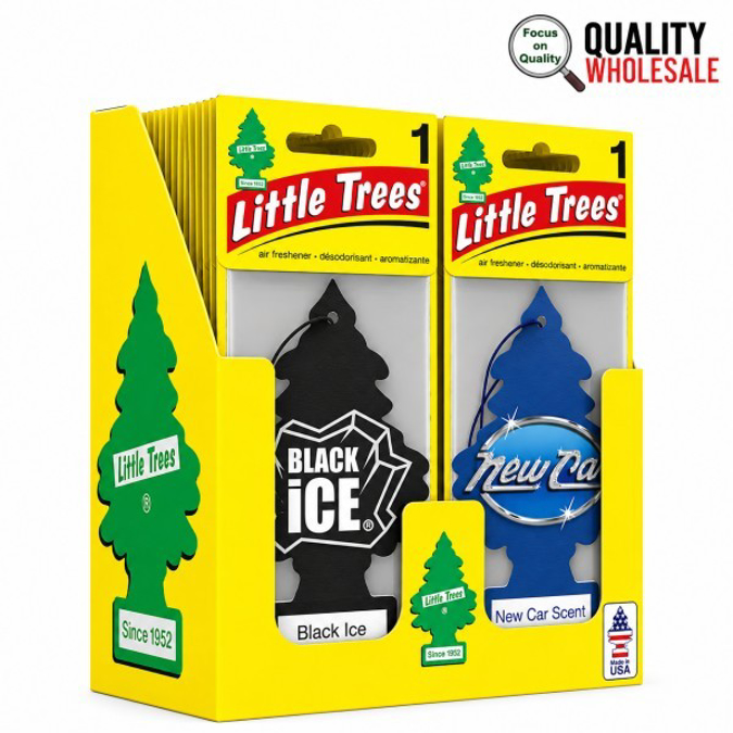 Picture of Little Tree Air Freshner - 48ct Black Ice-New Car