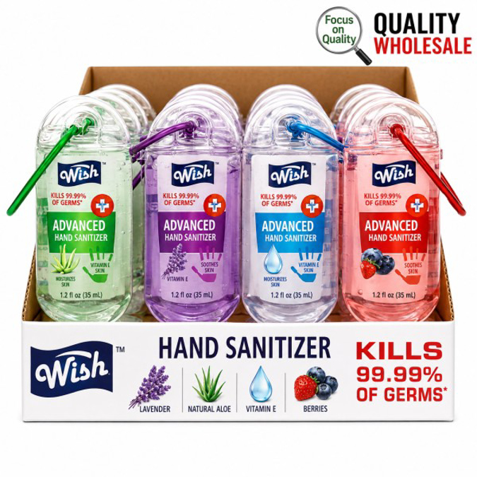 Picture of Wish Hand Sanitizer 1.8oz w-clip 24ct Dis
