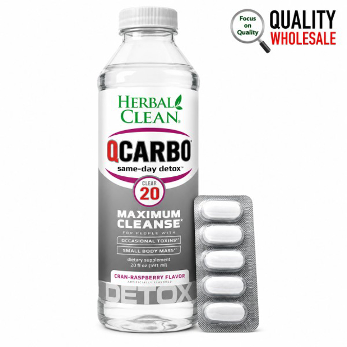 Picture of QCarbo Clear 20 Detox 20oz-Cran-Raspberry