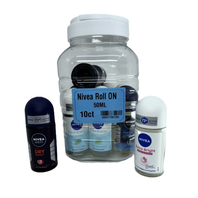 Picture of Nivea Roll on 50ml 10ct -Assorted