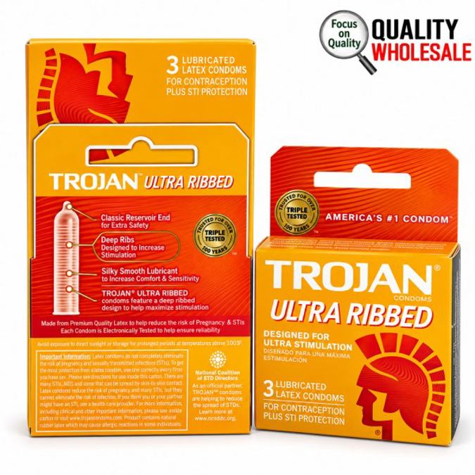 Picture of Trojan C-Ultra Ribbed-6ct